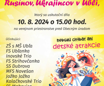 Aktuality / Folklórny festival Rusínov, Ukrajincov, 33. ročník - foto